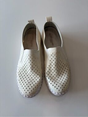 Ilse Jacobsen Cream Tulip Flats - Size 40